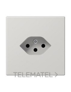 BASE ENCHUFE SUIZA SERIE LS GRIS