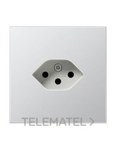 BASE ENCHUFE SUIZA SERIE LS ALUMINIO