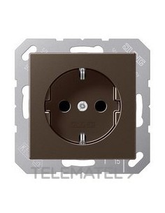 BASE ENCHUFE SCHUKO® PROT.NIÑOS MOKKA