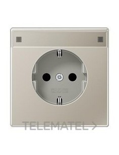 BASE ENCHUFE SCHUKO® 10-16A 250V ACERO