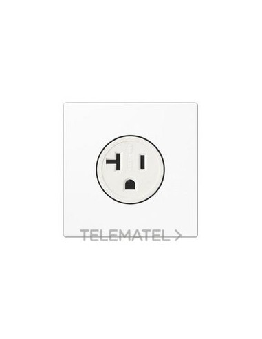 BASE ENCHUFE NEMA LS BLANCA ALPINO