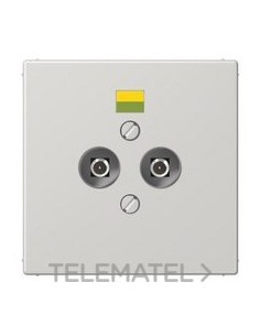 BASE ENCHUFE COMPENSACIÓN LS GRIS CLARO