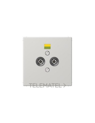 BASE ENCHUFE COMPENSACIÓN LS GRIS CLARO