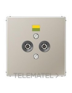 BASE ENCHUFE COMPENSACIÓN LS ACERO