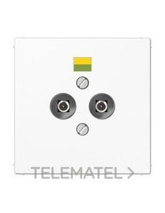 BASE ENCHUFE COMPENSACIÓN BLANCO ALPINO