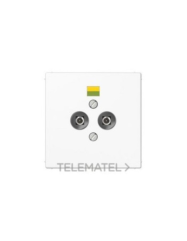 BASE ENCHUFE COMPENSACIÓN BLANCO ALPINO