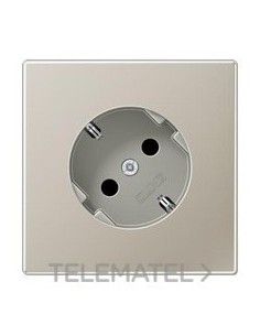 BASE ENCHUFE AUTOMÁTICO SCHUKO® ACERO