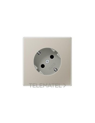 BASE ENCHUFE AUTOMÁTICO SCHUKO® ACERO