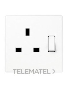 BASE ENCHUFE 13A 250V BLANCO ALPINO