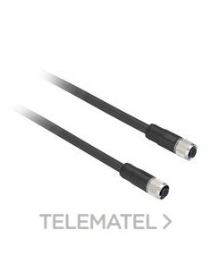 CONECTOR CBL.PVC H RE M12 5pin 2m XU