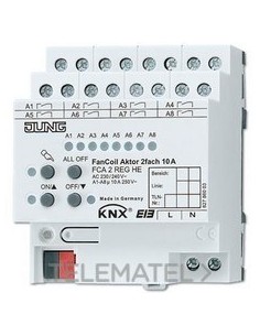 ACTUADOR KNX FAN-COIL 2 CAN.DIN 4 MOD.
