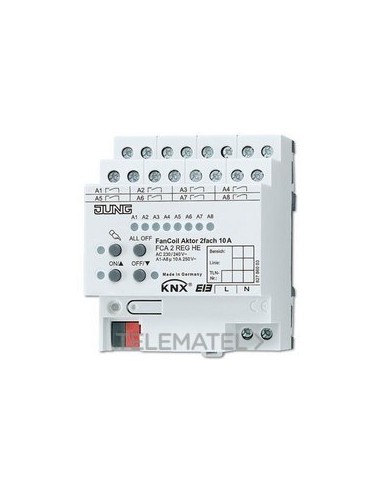 ACTUADOR KNX FAN-COIL 2 CAN.DIN 4 MOD.