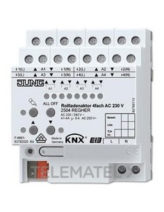 ACTUADOR PERS.KNX 4 CAN.STD.DIN 4 MOD.