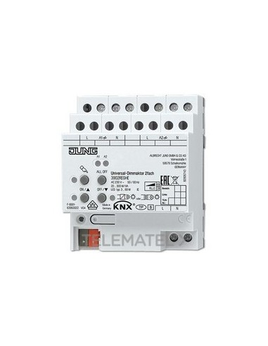 ACTUADOR DIMMER REGULR.VEL.KNX 2 CAN.