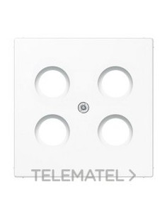 PLACA TOMA SAT TV LS BLANCO ALPINO