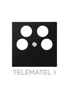 PLACA TOMA SAT TV ANKARO A NEGRO MATE