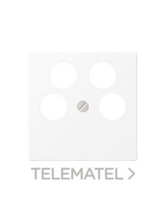 PLACA TOMA SAT TV ANKARO A BLANCO MATE