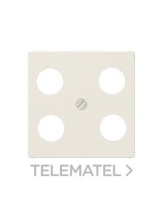 PLACA TOMA SAT TV A561-4SAT1 A BLANCO