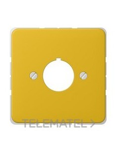PLACA APARATO MANDO 22,5mm CD AMARILLO