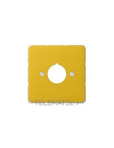 PLACA APARATO MANDO 22,5mm CD AMARILLO