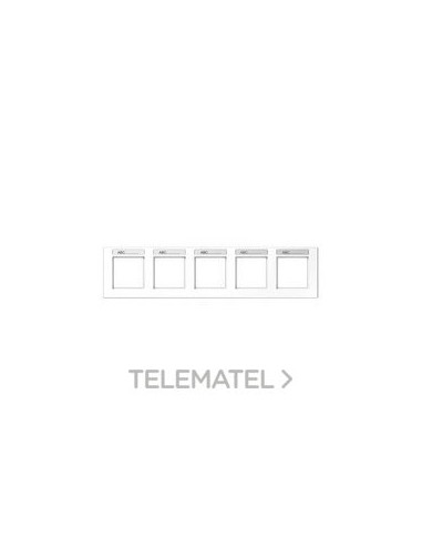 MARCO QUÍNTUPLE HZ.REGL.INSC.AC BL ALP.