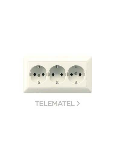 ENCHUFE TRP.CAN.CBL.AS523BF AS BL