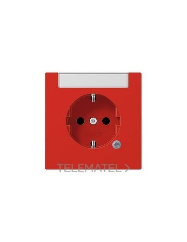 ENCHUFE SCHUKO ROSSO