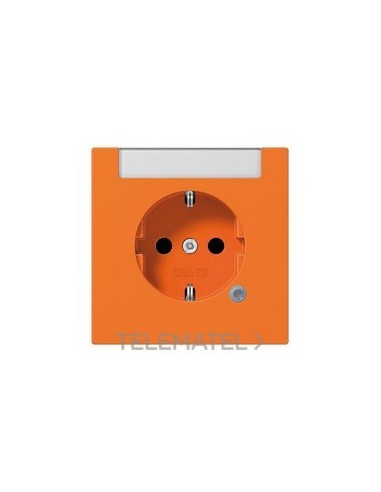 ENCHUFE SCHUKO NARANJA