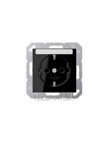 ENCHUFE SCHUKO® INSCRIPCIÓN A NEGRO