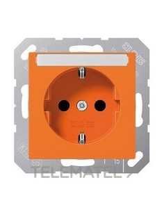 ENCHUFE SCHUKO® INSCRIPCIÓN A NARANJA
