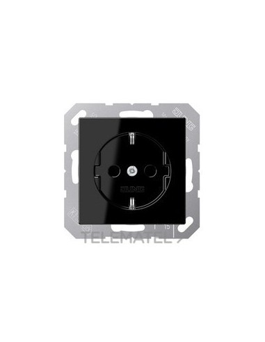 ENCHUFE SCHUKO® A1521BFSW A NEGRO
