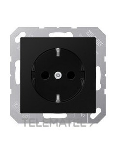 ENCHUFE SCHUKO® A1520NBFSWM A NEGRO MATE
