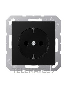 ENCHUFE SCHUKO® A1520BFSWM A NEGRO MATE