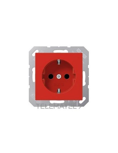 ENCHUFE SCHUKO® A1520BFRT A ROJO