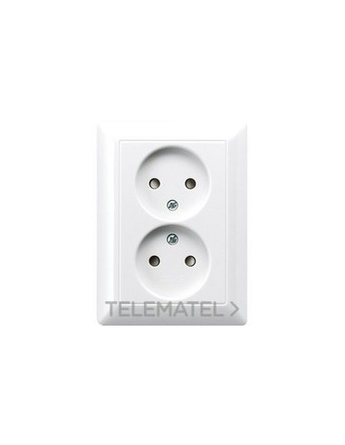 ENCHUFE DBL.S/TT AS BL ALP.