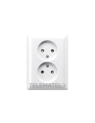 ENCHUFE DBL.S/TT AS BL ALP.