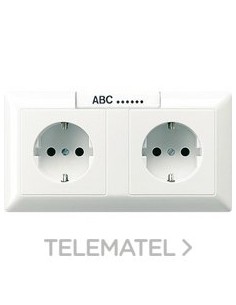 BA.SCHUKO DBL.CABAL CBL.16A 250V CBLD