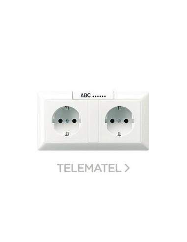 BA.SCHUKO DBL.CABAL CBL.16A 250V CBLD