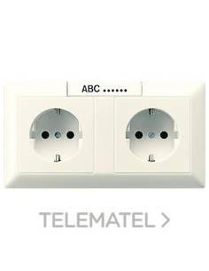 BA.SCHUKO DBL.CABAL CBL.16A 250V CBLD.MF