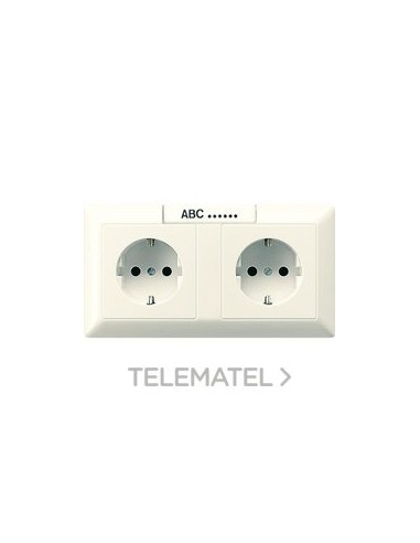 BA.SCHUKO DBL.CABAL CBL.16A 250V CBLD.MF