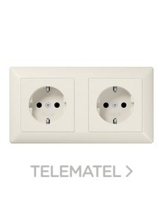 BA.SCHUKO® DBL.16A 250V BM AS TPLAST.(A