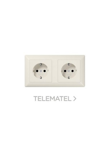 BA.SCHUKO® DBL.16A 250V BM AS TPLAST.(A