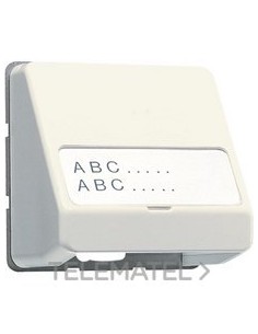 CAJA CONEXIÓN ORDENADOR BLANCO MARFIL