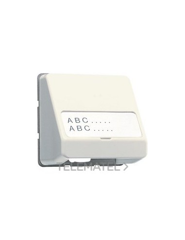 CAJA CONEXIÓN ORDENADOR BLANCO MARFIL