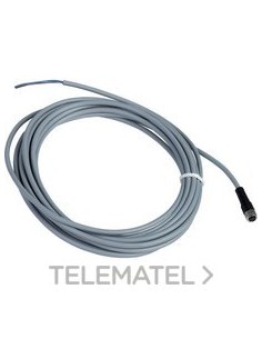 CONECTOR CABLE PVC HEMBRA M8 3pin 5m