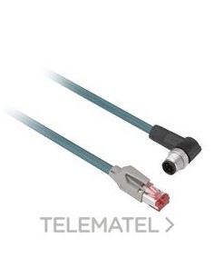 CABLE XG ETHERNET M12-RJ45 SHIELDED 10m