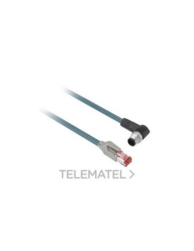 CABLE XG ETHERNET M12-RJ45 SHIELDED 10m