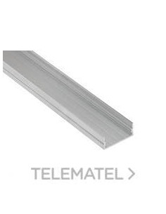Perfil led 2 metros empotrado ancho
