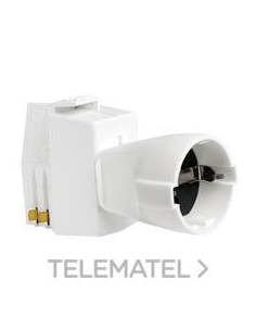 ADAPTADOR SCHUKO RAIL RE BLANCO