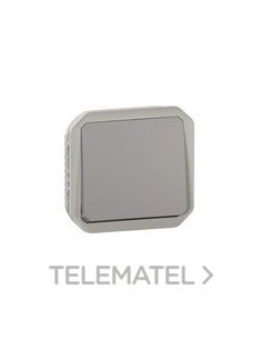 PULSADOR NA+NC PLEXO MODULAR, 10A, GRIS